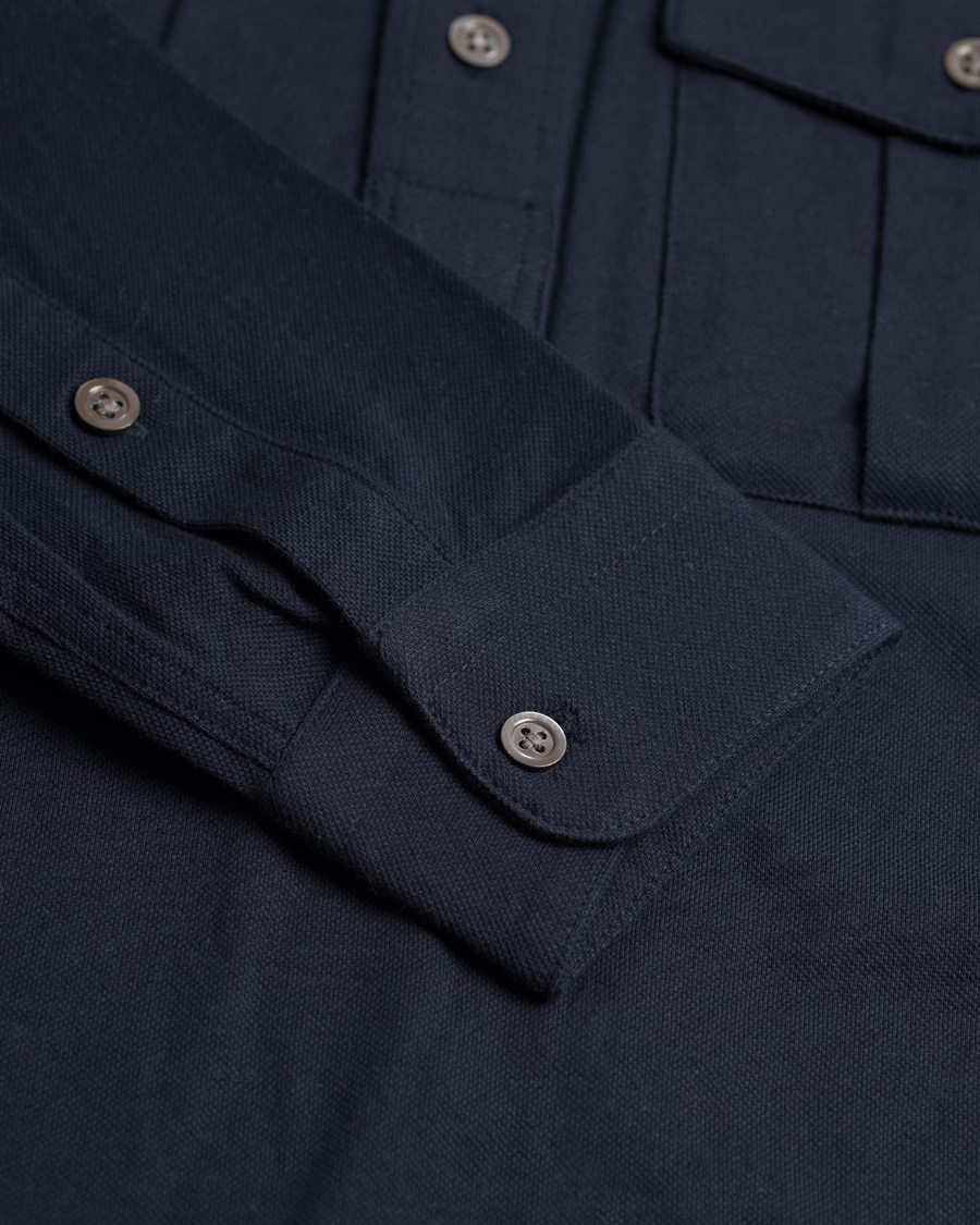 Heren | Truien | Polo Ralph Lauren | Moto Military Shirt Sweater Aviator Navy