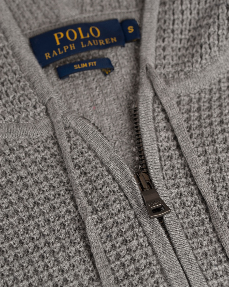 Heren | Truien | Polo Ralph Lauren | Cotton/Cashmere Stone Washed Hoodie Medium Grey