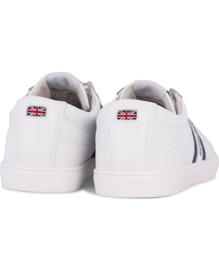 Heren | Henri Lloyd Wimbledon Trainer Sneaker White/Navy | Henri-Lloyd | Henri Lloyd Wimbledon Trainer Sneaker White/Navy