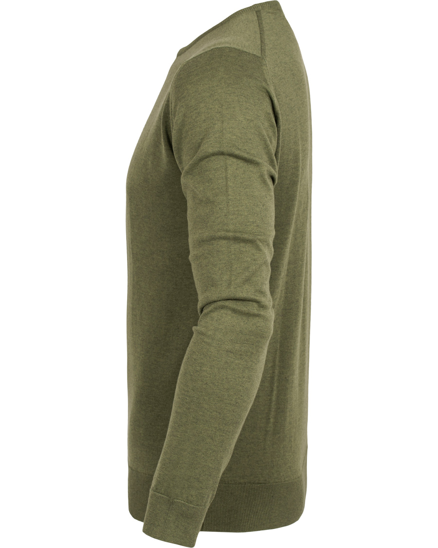 Heren | Truien | John Smedley | Luke Slim Fit Sea Island Cotton Pullover Tyrolean Green