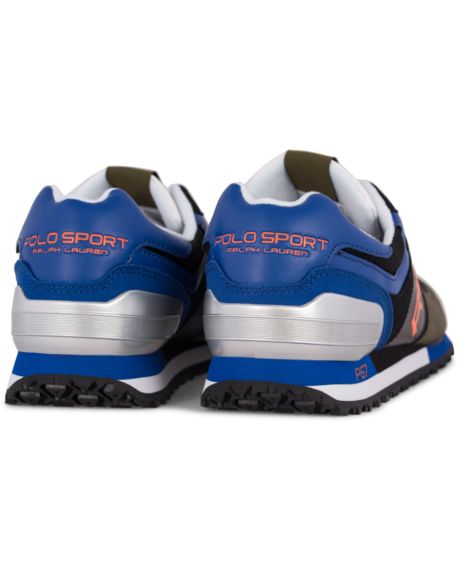 Heren | Polo Sport Ralph Lauren Slaton RL Running Sneaker Black/Orange | Polo Sport Ralph Lauren | Slaton RL Running Sneaker Black/Orange