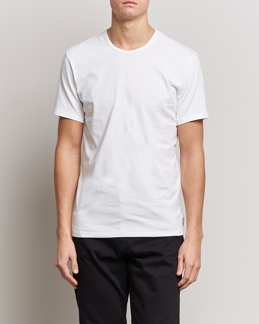 Heren | T-shirts | Calvin Klein | Cotton Crew Neck Tee 2- Pack White