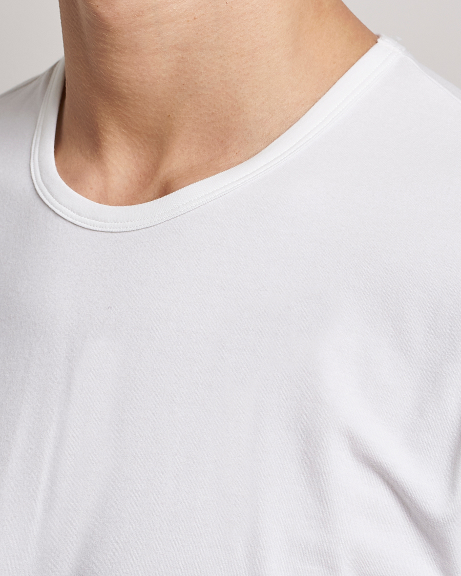 Heren | T-shirts | Calvin Klein | Cotton Crew Neck Tee 2- Pack White