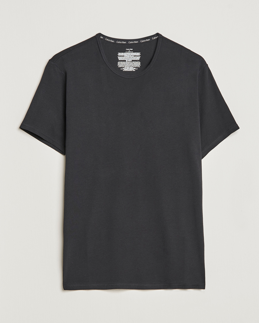 Heren | | Calvin Klein | Cotton Crew Neck Tee 2- Pack Black