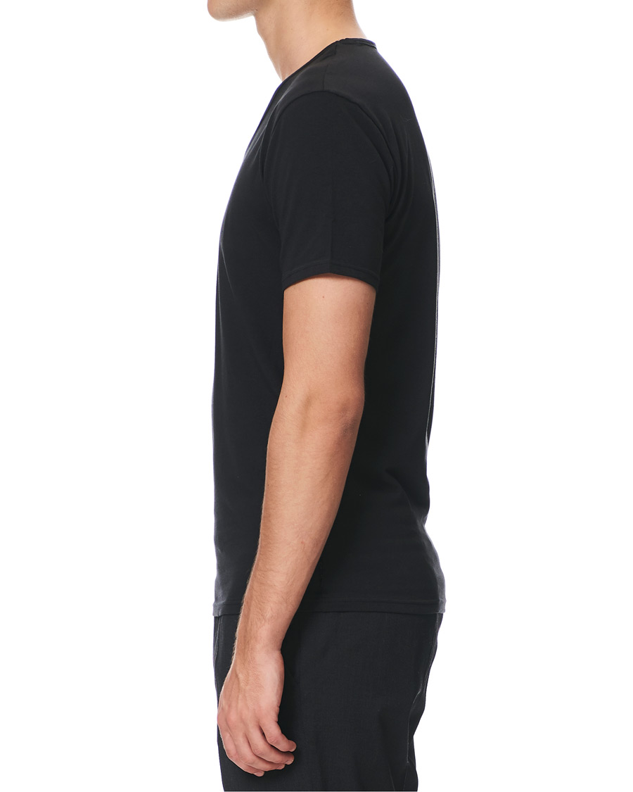 Heren | T-shirts | Calvin Klein | Cotton V-Neck Tee 2-Pack Black