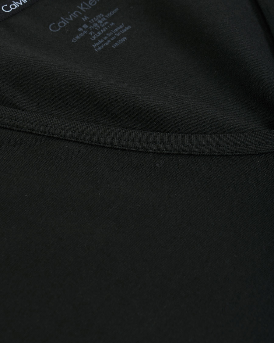 Heren | T-shirts | Calvin Klein | Cotton V-Neck Tee 2-Pack Black