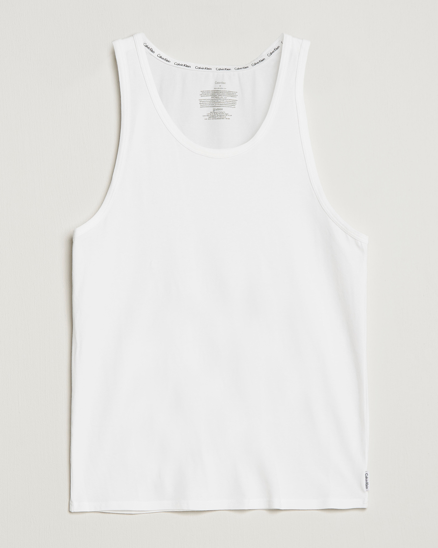 Heren |  | Calvin Klein | Cotton Tank Top 2-Pack White