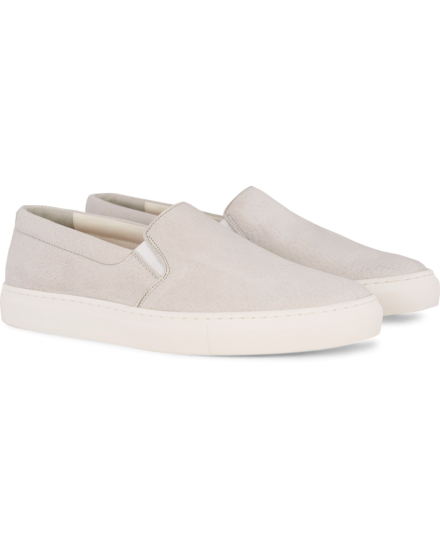 Heren | Filippa K Morgan Slip-on Sneaker Light Grey | Filippa K | Morgan Slip-on Sneaker Light Grey