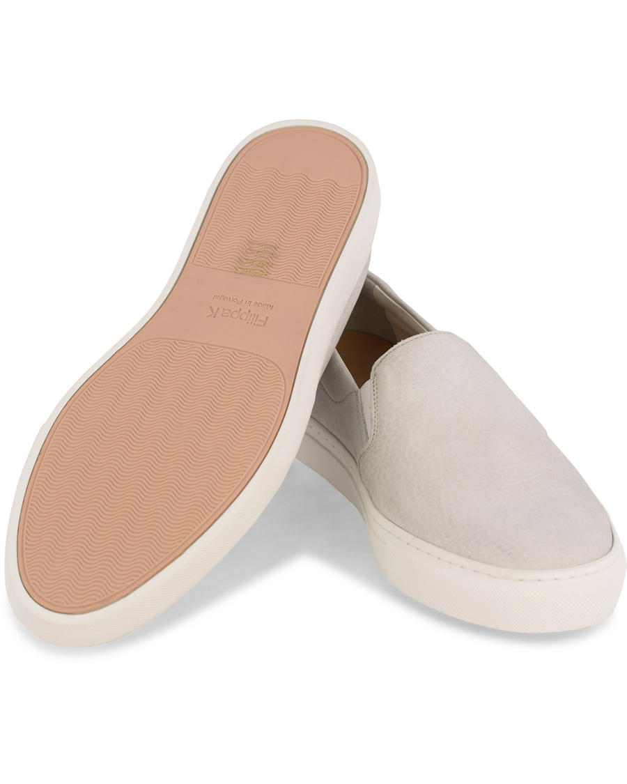 Heren | Filippa K Morgan Slip-on Sneaker Light Grey | Filippa K | Morgan Slip-on Sneaker Light Grey