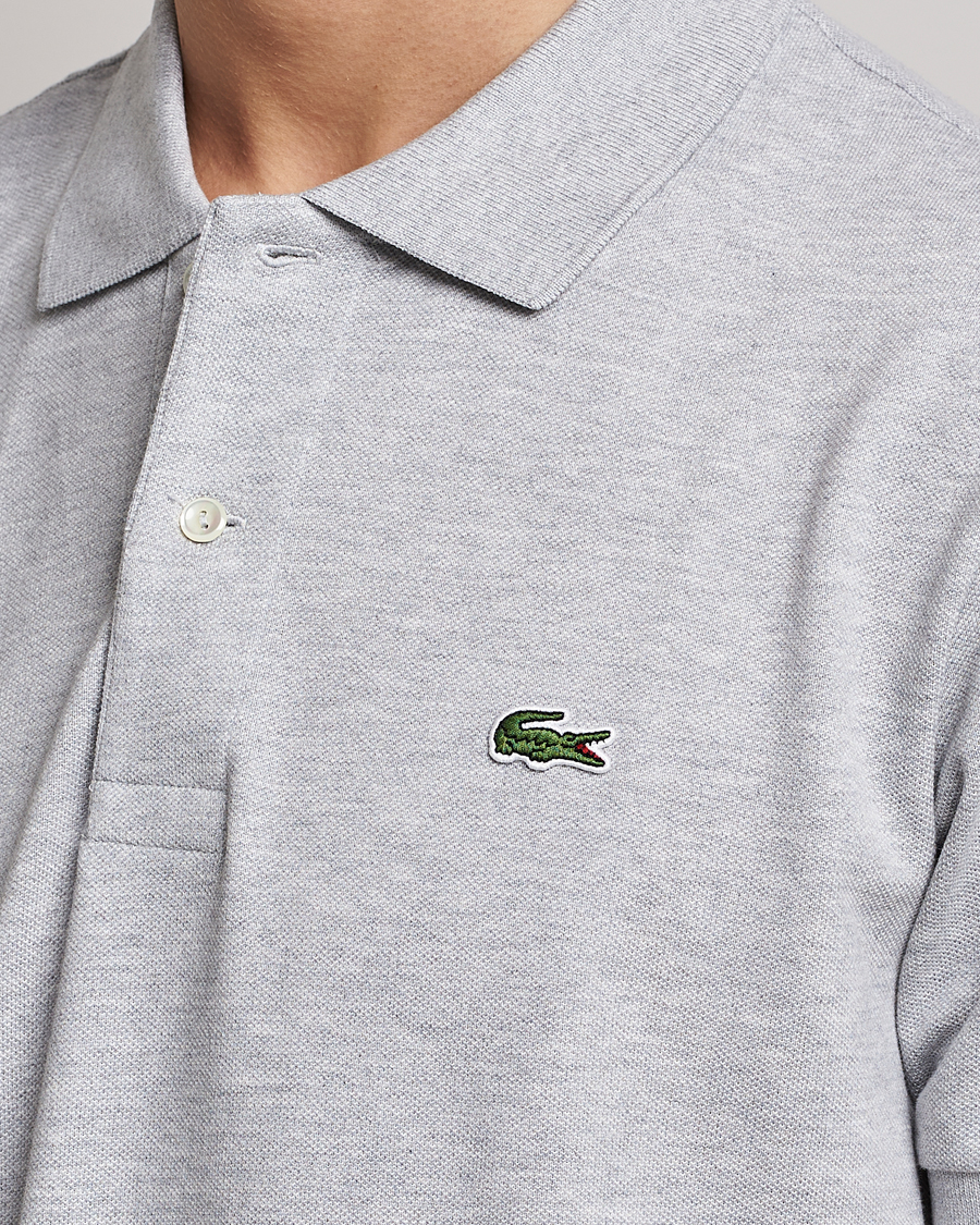 Heren | Polo's | Lacoste | Original Melange Polo Piké Silver Chine