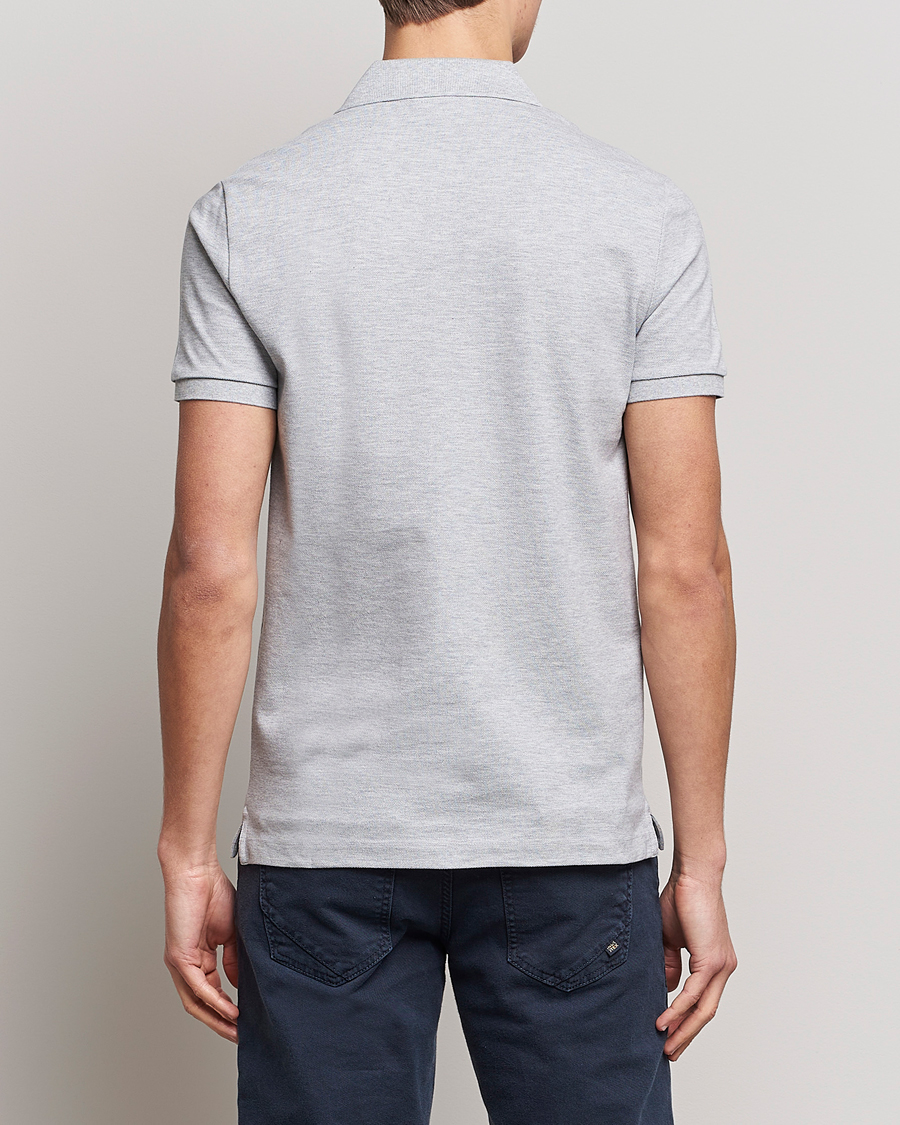 Heren | Poloshirts met korte mouwen | Lacoste | Slim Fit Polo Piké Silver Chine