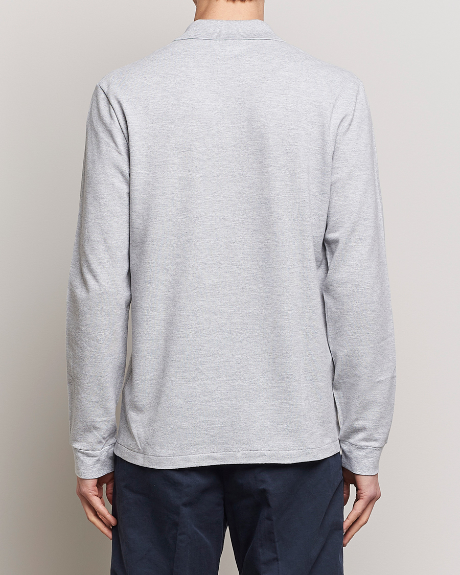 Heren | Polo's | Lacoste | Original Long Sleeve Polo Piké Silver Chine