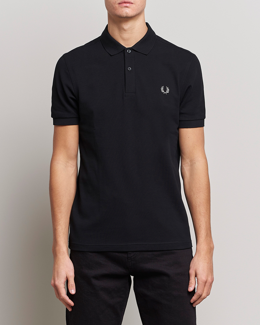 Heren | Poloshirts met korte mouwen | Fred Perry | Plain Polo Black