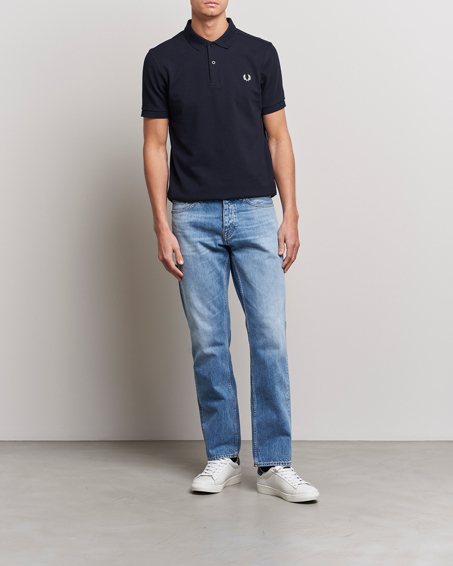 Heren | Polo's | Fred Perry | Plain Polo Navy