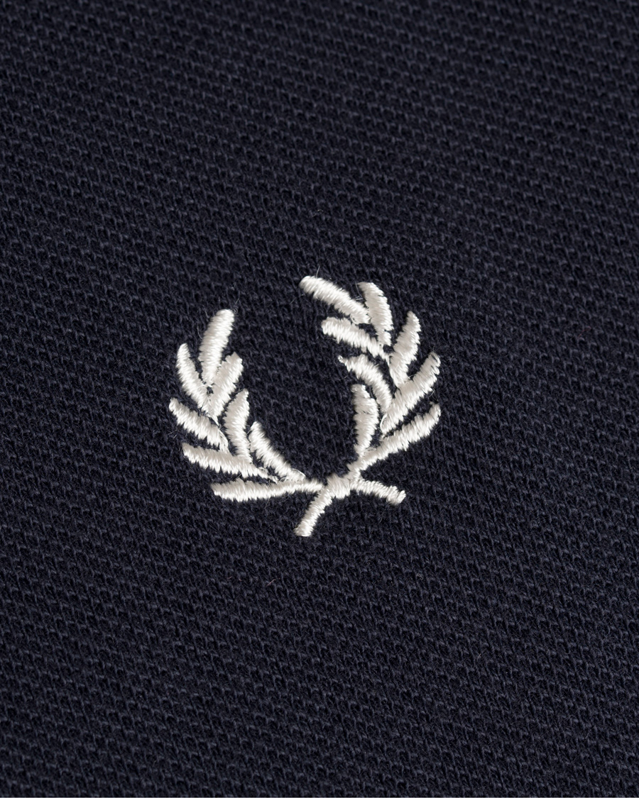 Heren | Polo's | Fred Perry Reissues | Made in England Single Tip Polo Navy/Snow