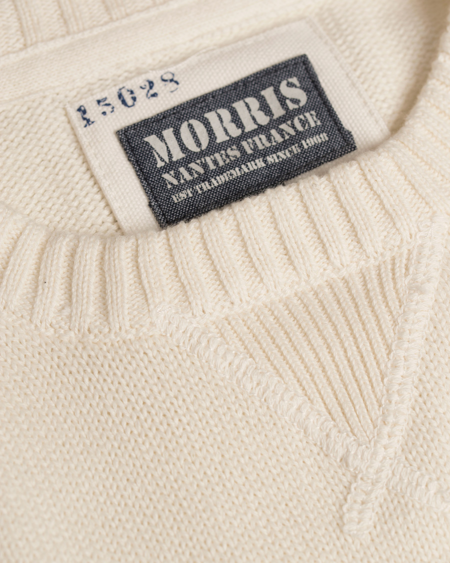 Heren | Truien | Morris | Osborne Oneck Off White