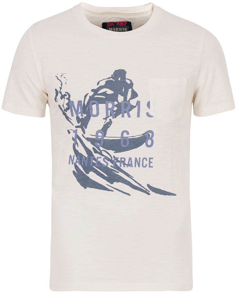 Heren | T-shirts | Morris | Starkey Tee Off White