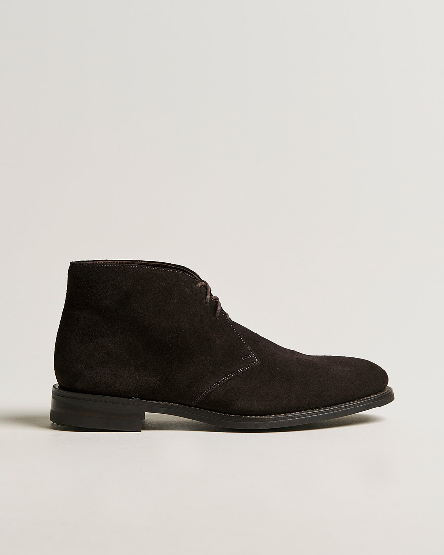 Heren | Laarzen | Loake 1880 | Pimlico Chukka Boot Dark Brown Suede
