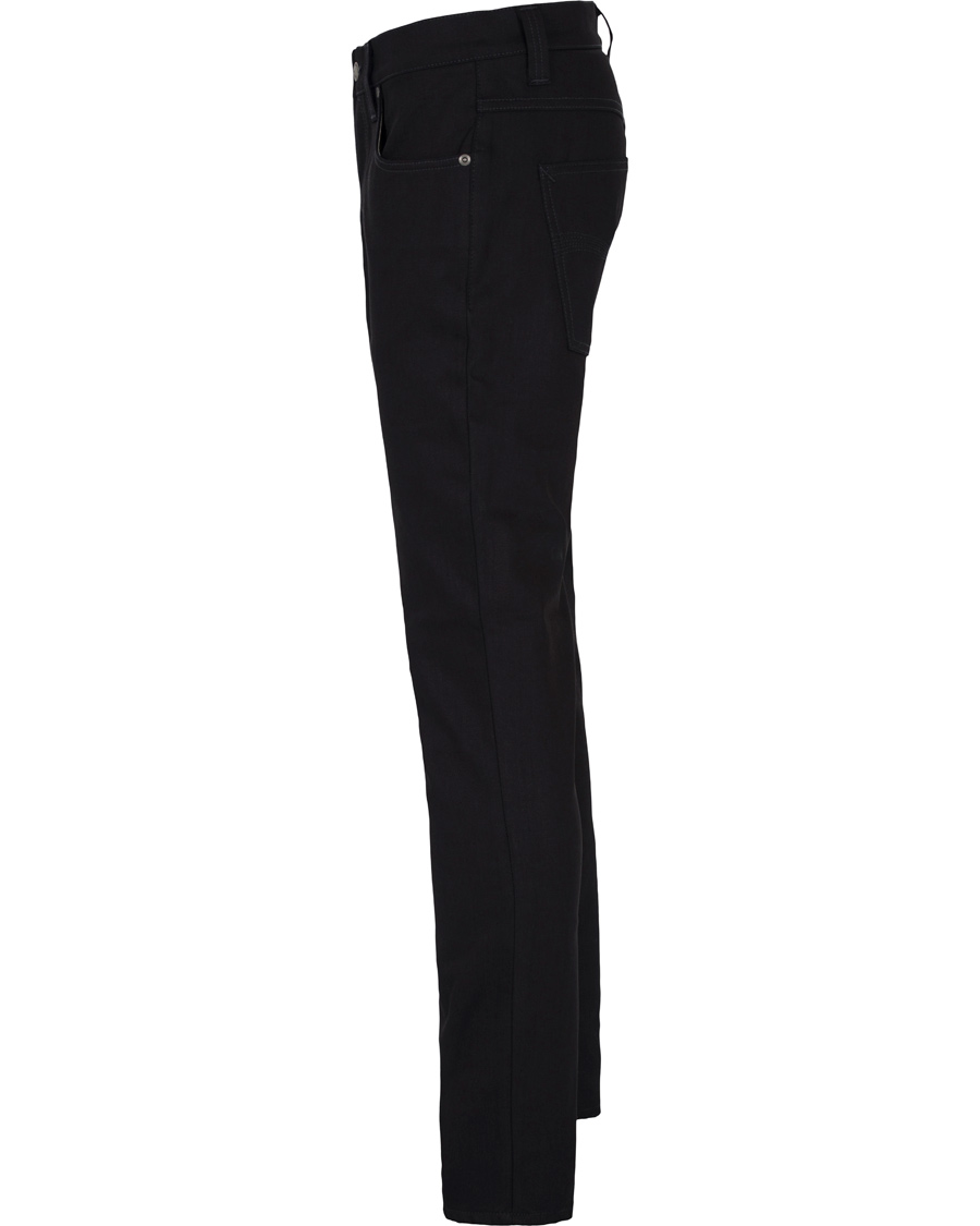 Heren | Jeans | Nudie Jeans | Grim Tim Organic Slim Fit Stretch Jeans Black Ring