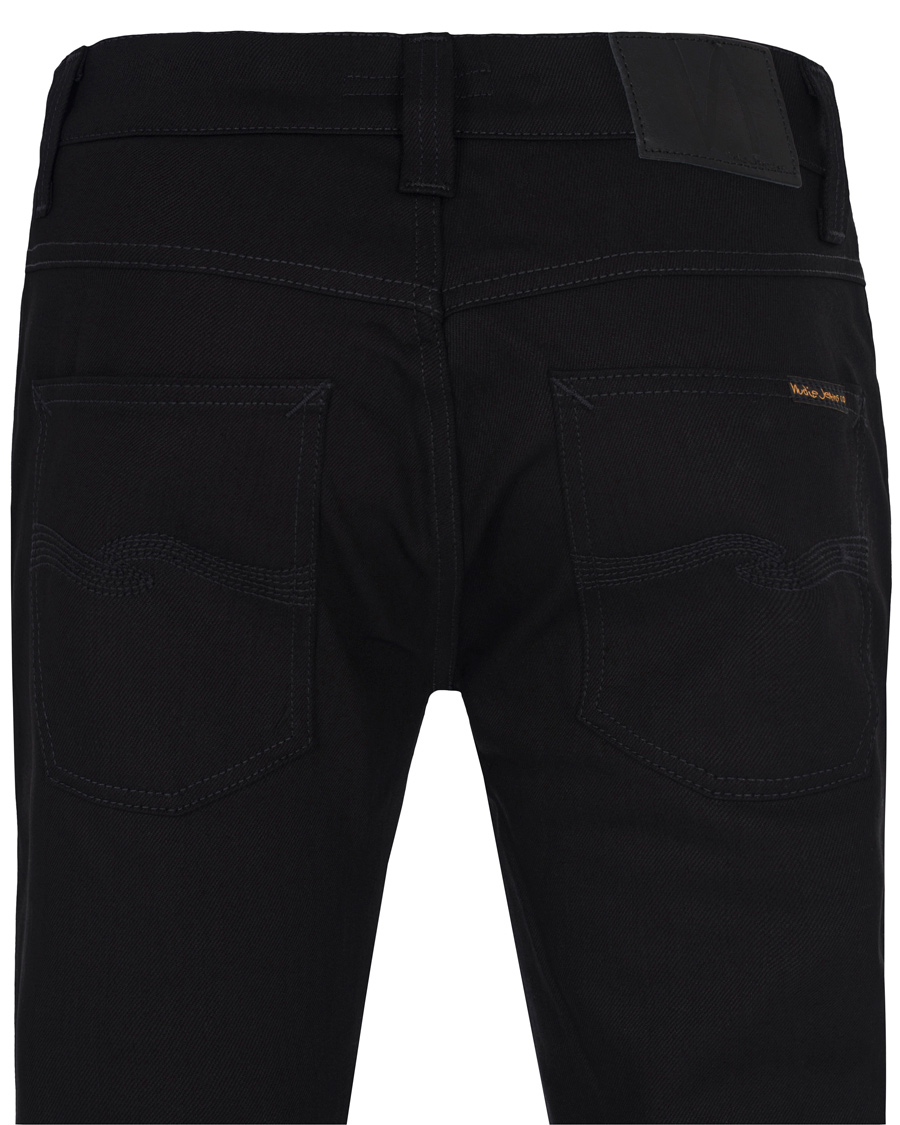 Heren | Jeans | Nudie Jeans | Grim Tim Organic Slim Fit Stretch Jeans Black Ring