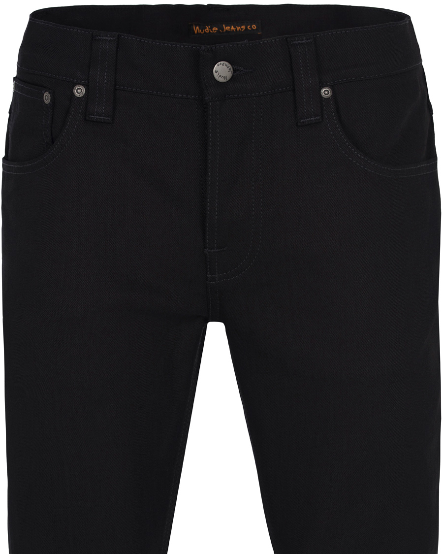 Heren | Jeans | Nudie Jeans | Grim Tim Organic Slim Fit Stretch Jeans Black Ring
