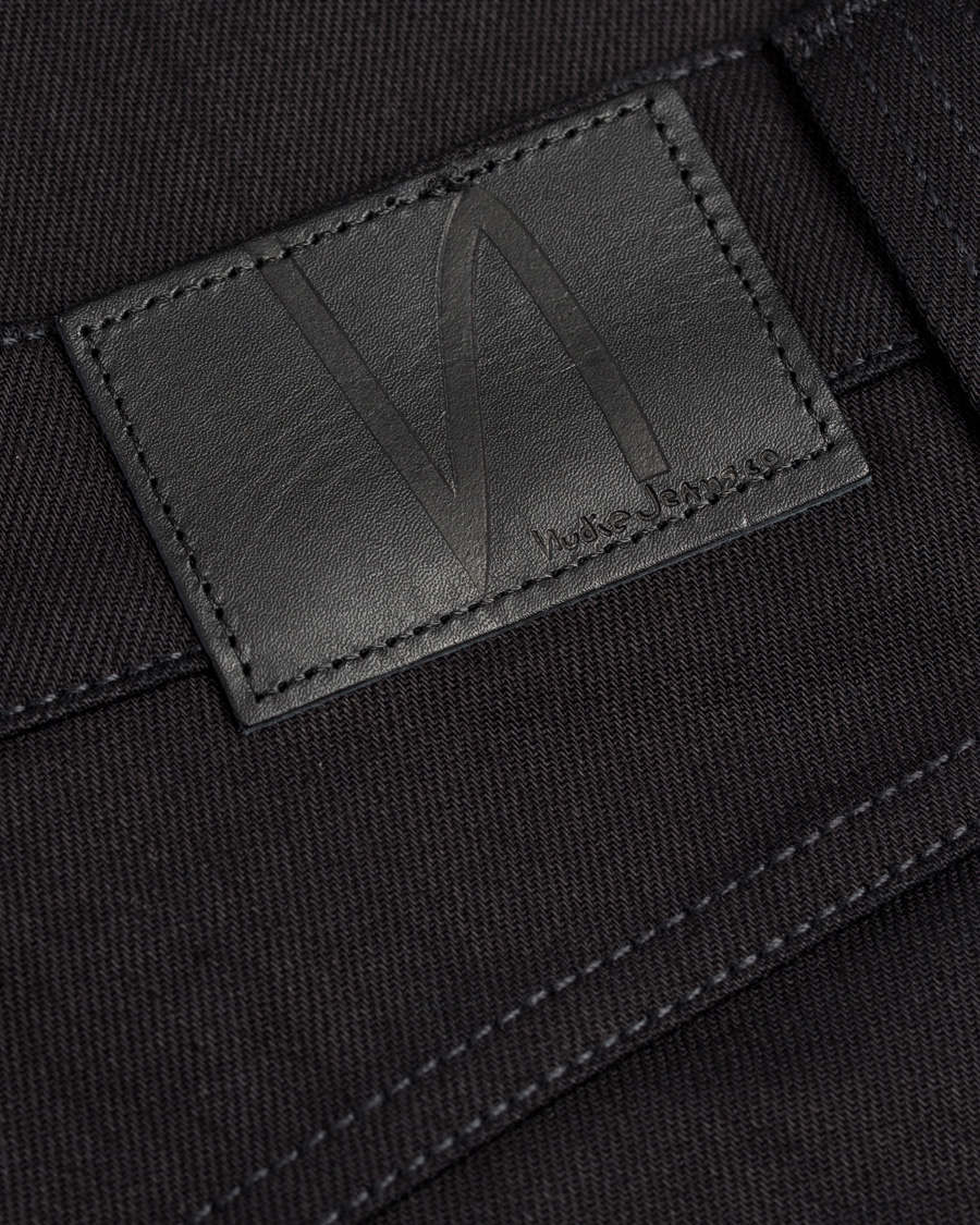 Heren | Jeans | Nudie Jeans | Grim Tim Organic Slim Fit Stretch Jeans Black Ring
