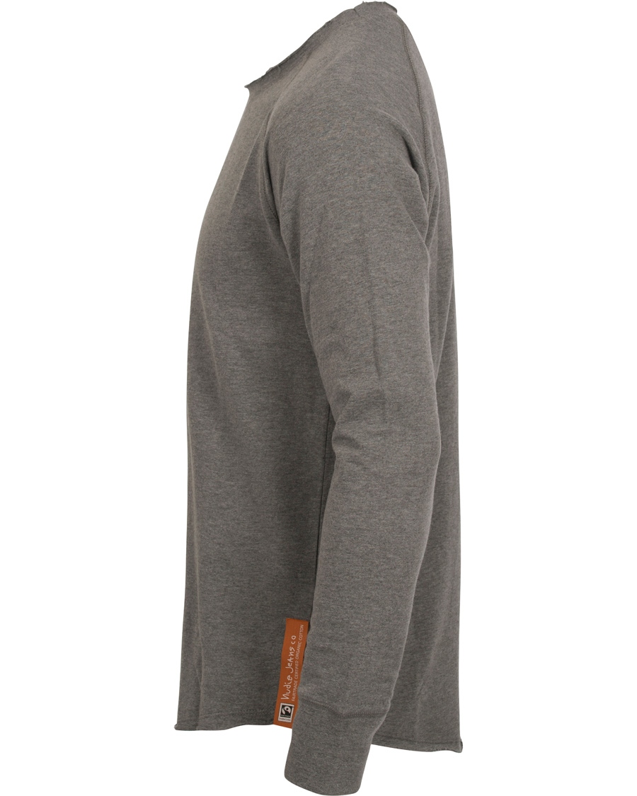 Heren | Truien | Nudie Jeans | Melvin Light Sweater Grey Melange