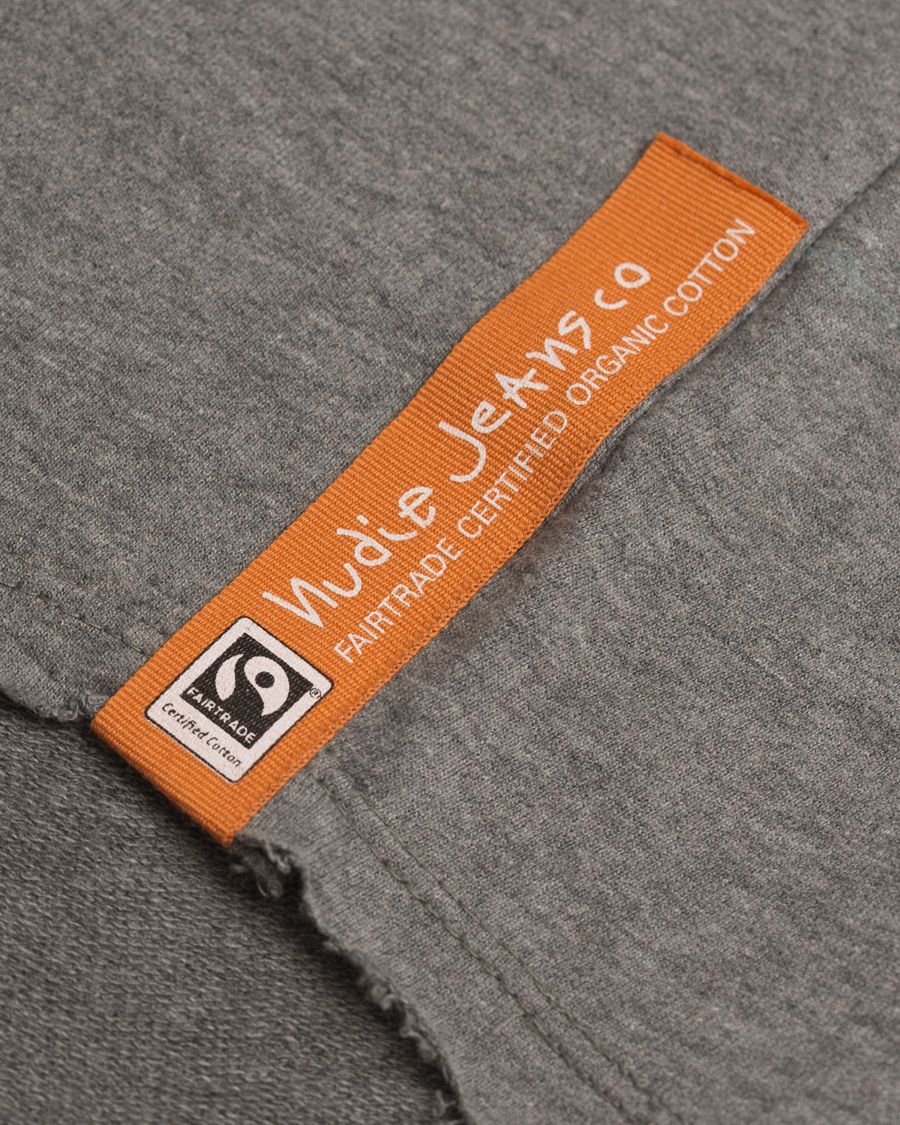Heren | Truien | Nudie Jeans | Melvin Light Sweater Grey Melange