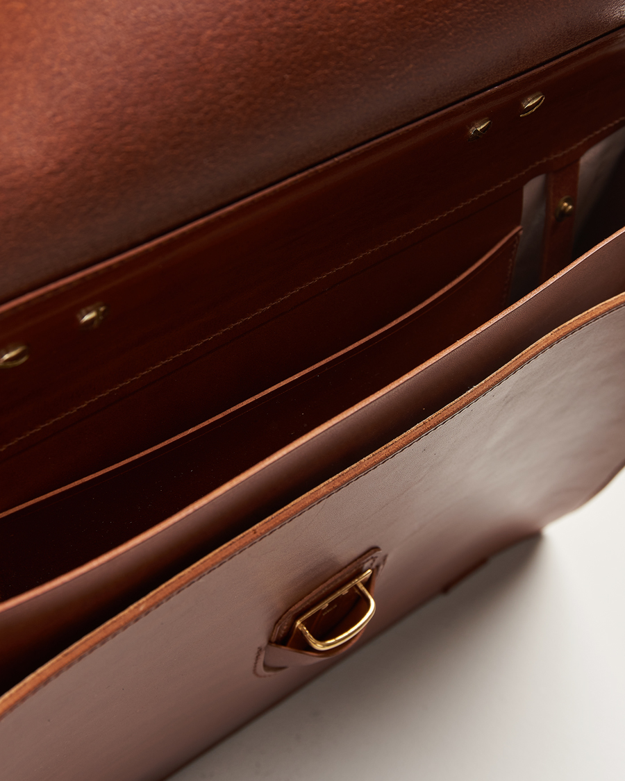 Heren | Tassen | Tärnsjö Garveri | TG1873 Briefcase Cognac