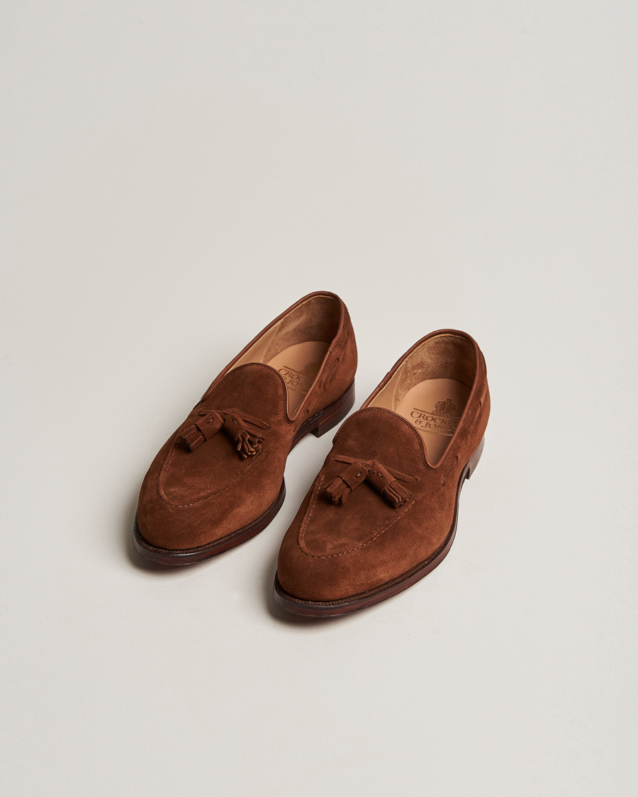 Heren | Zomer bijeenkomst | Crockett & Jones | Cavendish Tassel Loafer Polo Suede