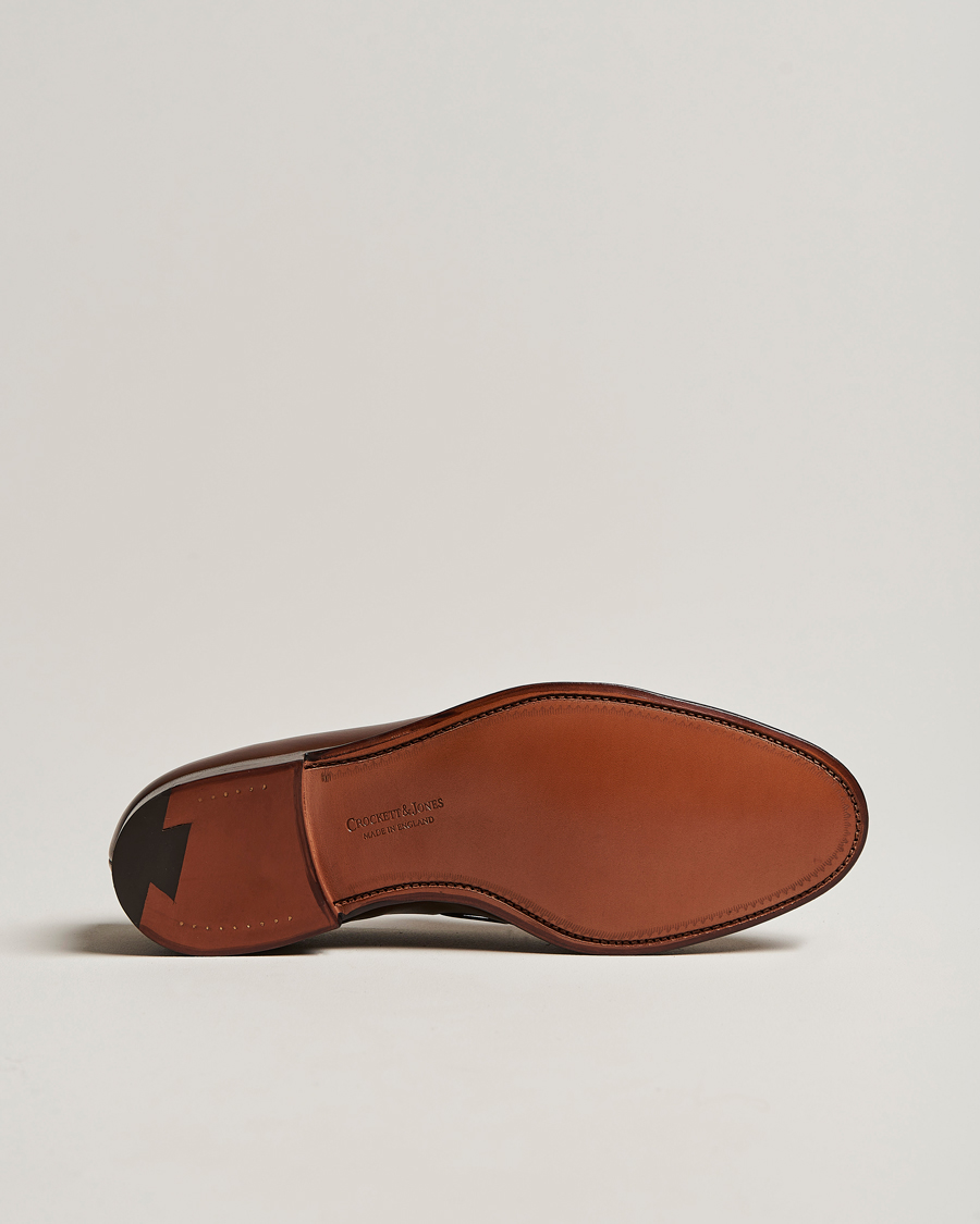 Heren | Instappers | Crockett & Jones | Cavendish Tassel Loafer Dark Brown Calf