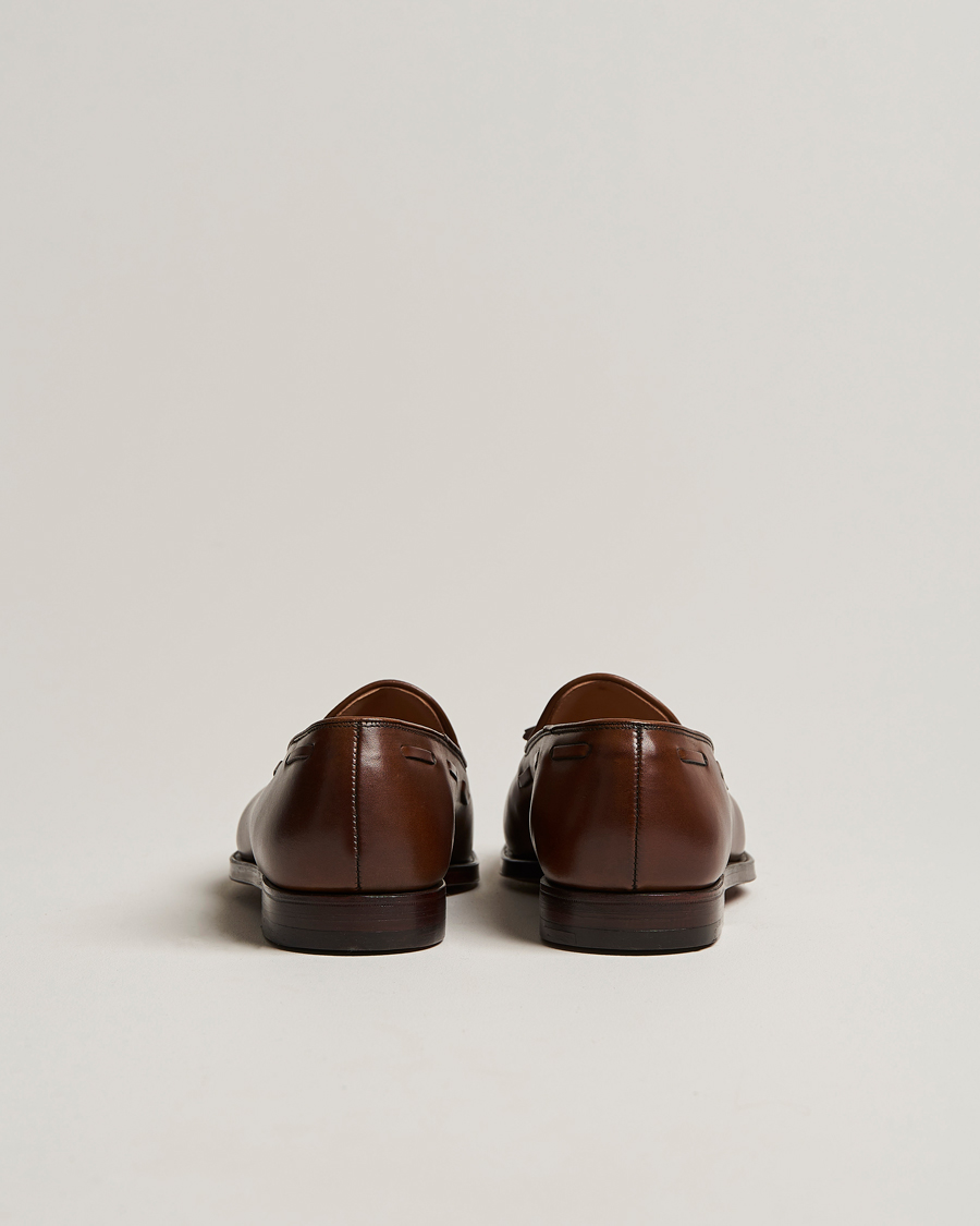 Heren | Instappers | Crockett & Jones | Cavendish Tassel Loafer Dark Brown Calf