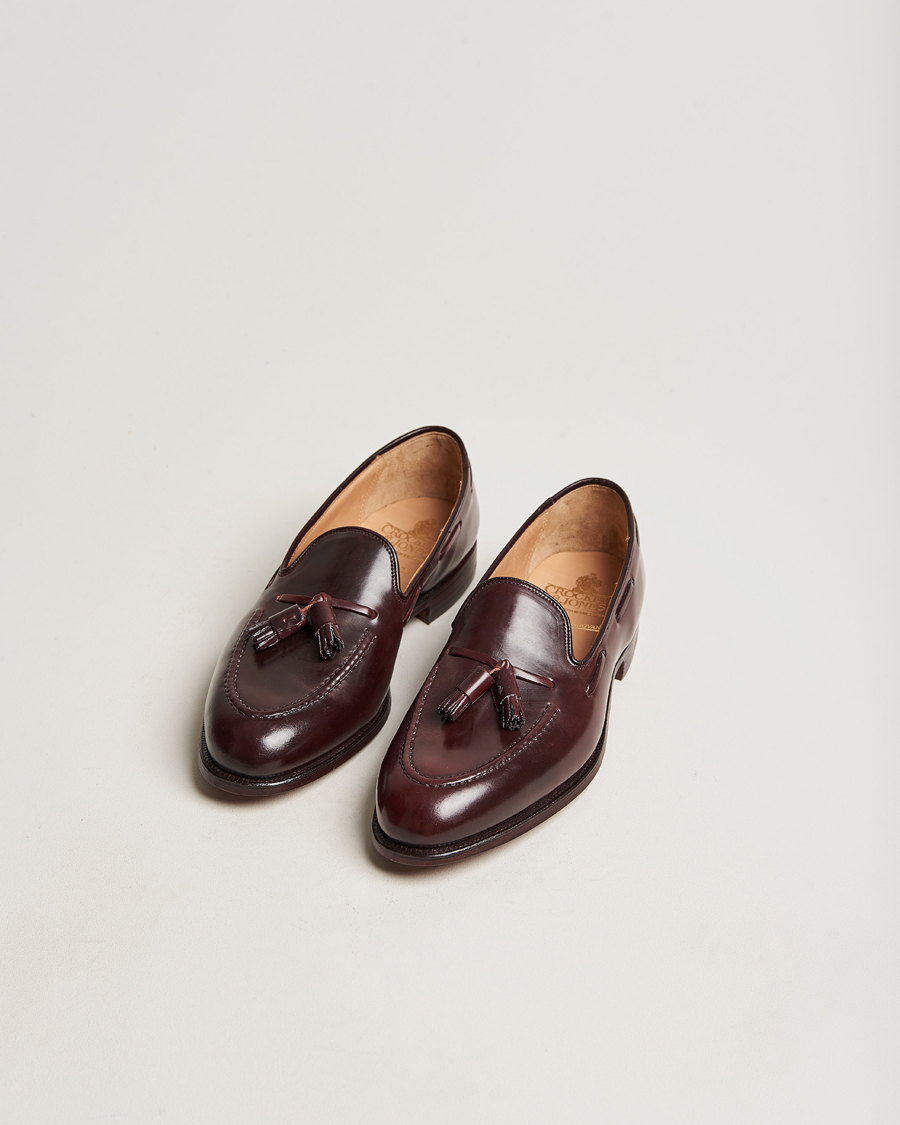 Heren | Crockett & Jones Cavendish Tassel Loafer Burgundy Cordovan | Crockett & Jones | Cavendish Tassel Loafer Burgundy Cordovan