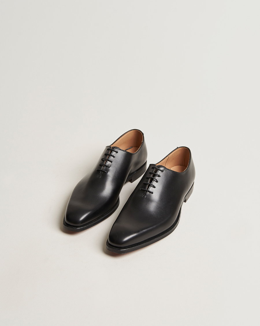 Heren | Best of British | Crockett & Jones | Alex Wholecut Oxford Black Calf