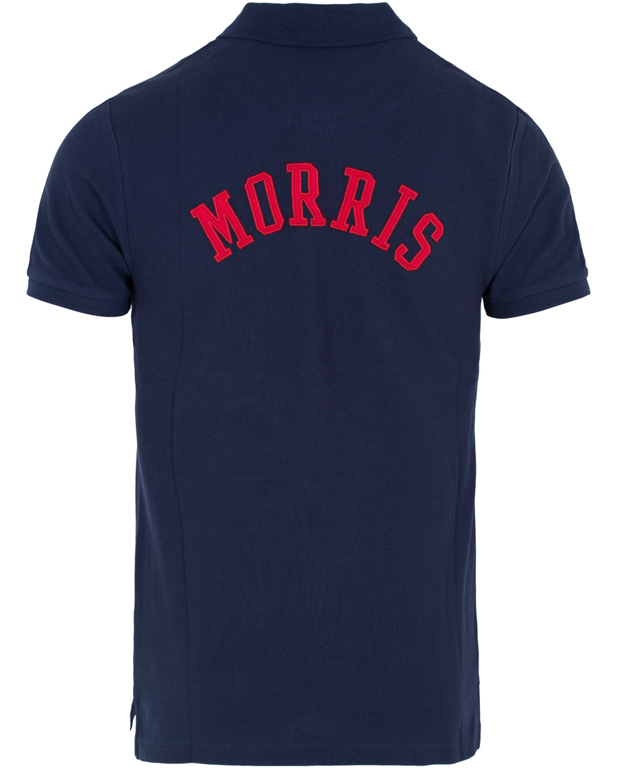 Heren | Polo's | Morris | Logo Piqué Old Blue