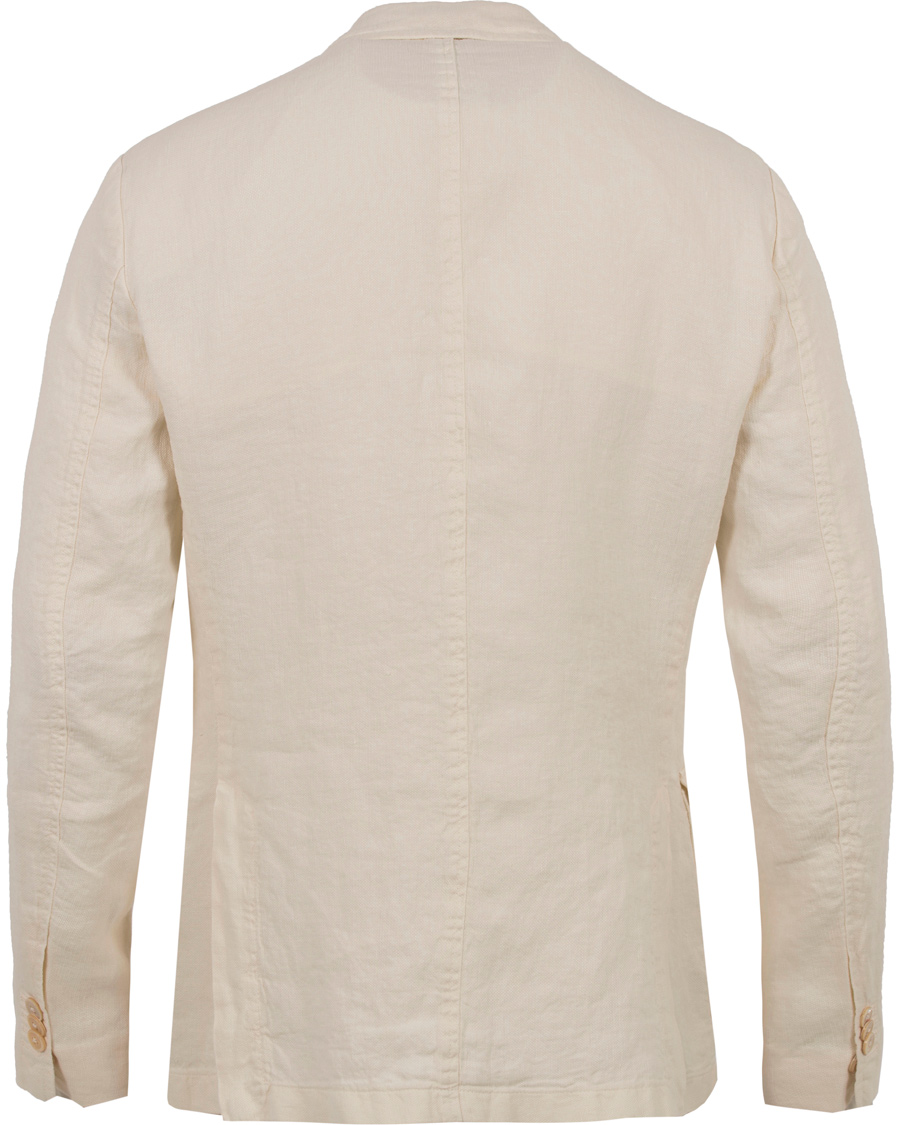 Heren | Blazers | Stenströms | Garment Dyed Linen Blazer Nature