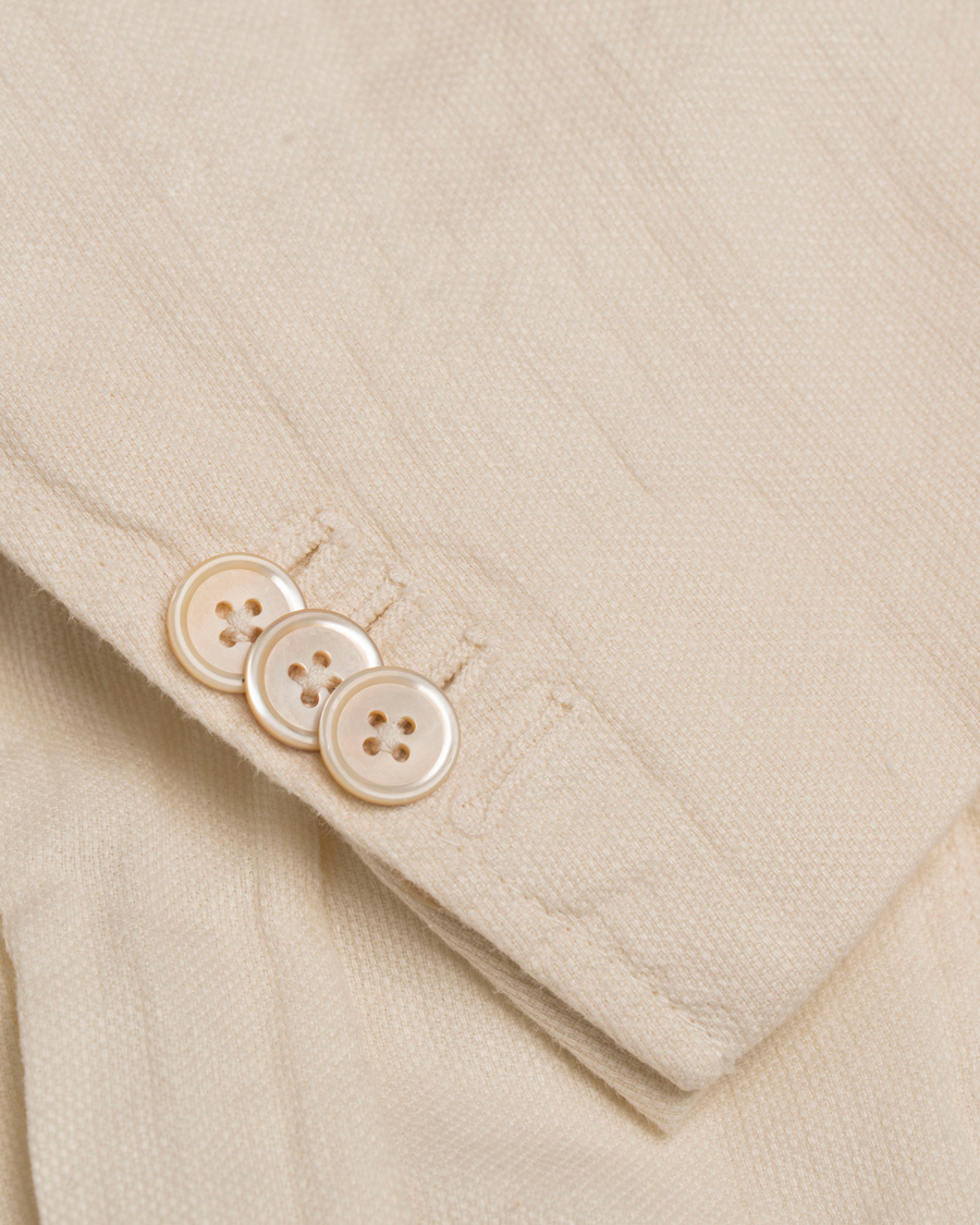 Heren | Blazers | Stenströms | Garment Dyed Linen Blazer Nature