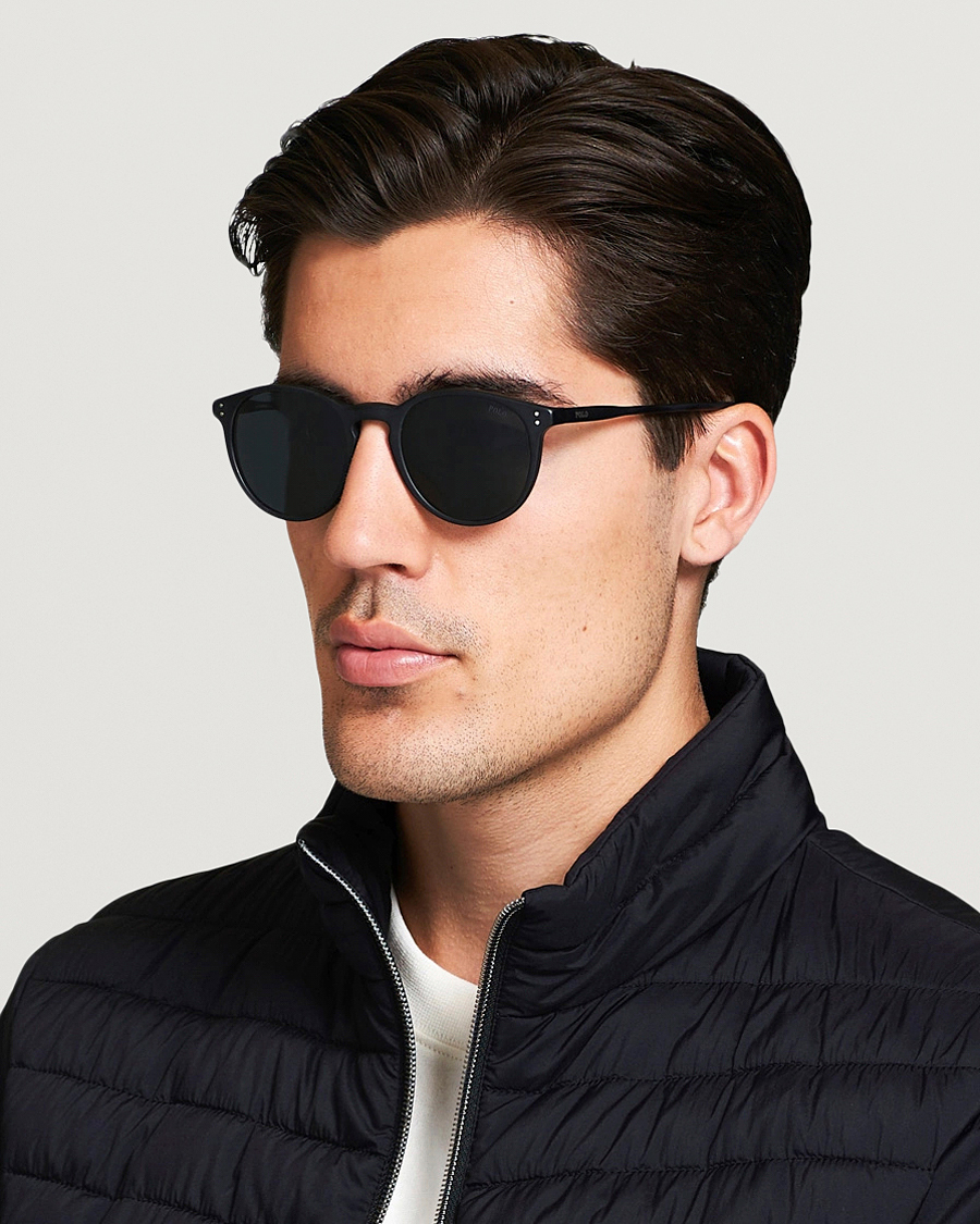 Heren | World of Ralph Lauren | Polo Ralph Lauren | 0PH4110 Round Sunglasses Matte Black