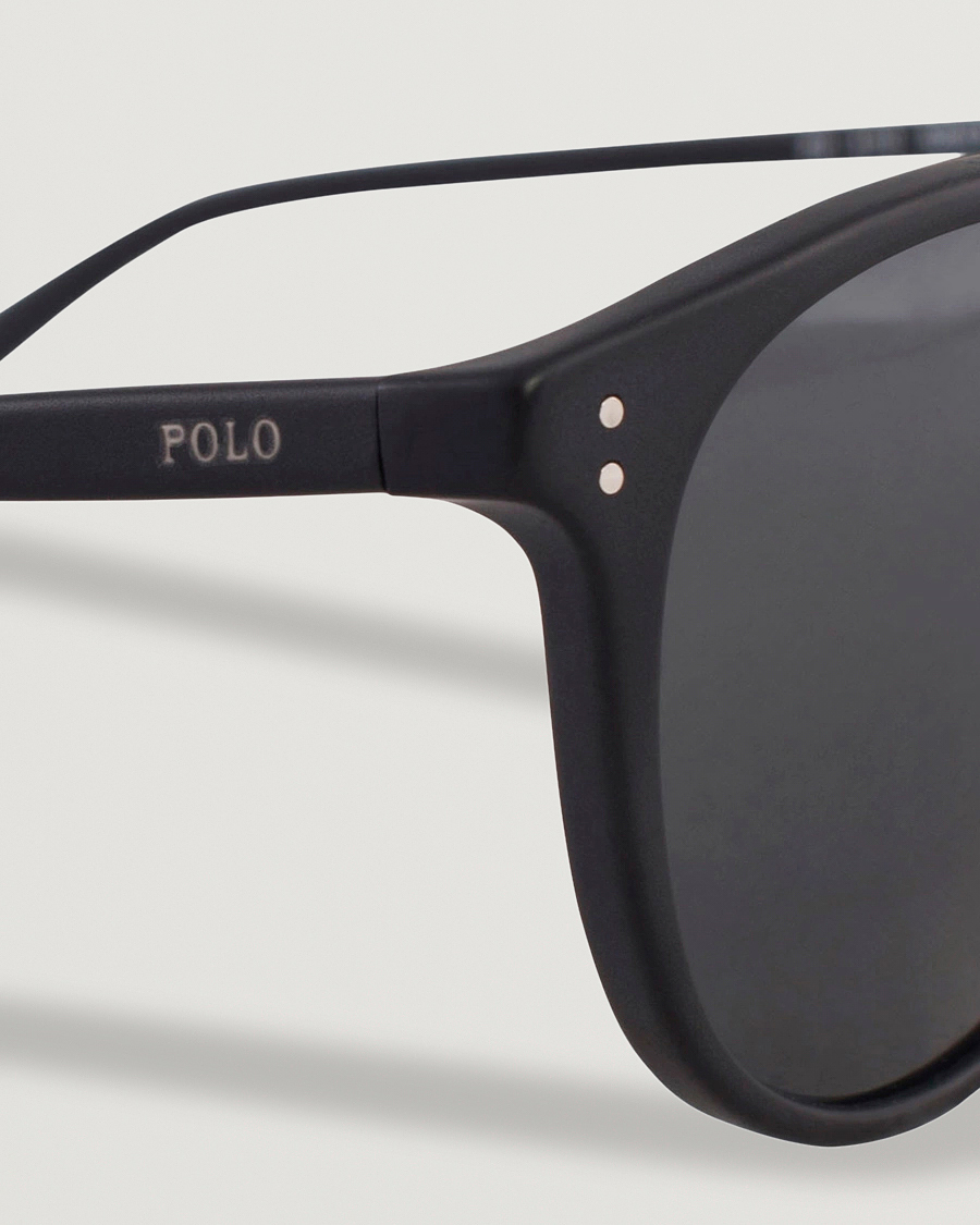 Heren | Zonnebrillen | Polo Ralph Lauren | 0PH4110 Round Sunglasses Matte Black