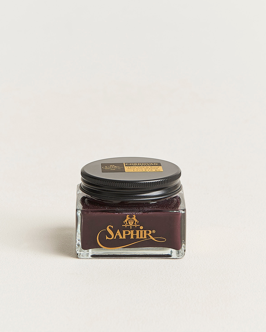 Heren | Schoenverzorging | Saphir Medaille d'Or | Cordovan Creme 75 ml Burgundy