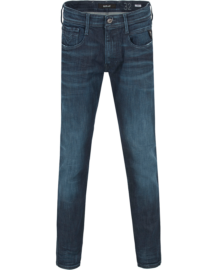 Heren | Jeans | Replay | M914 Anbass Waterzero Jeans Blue