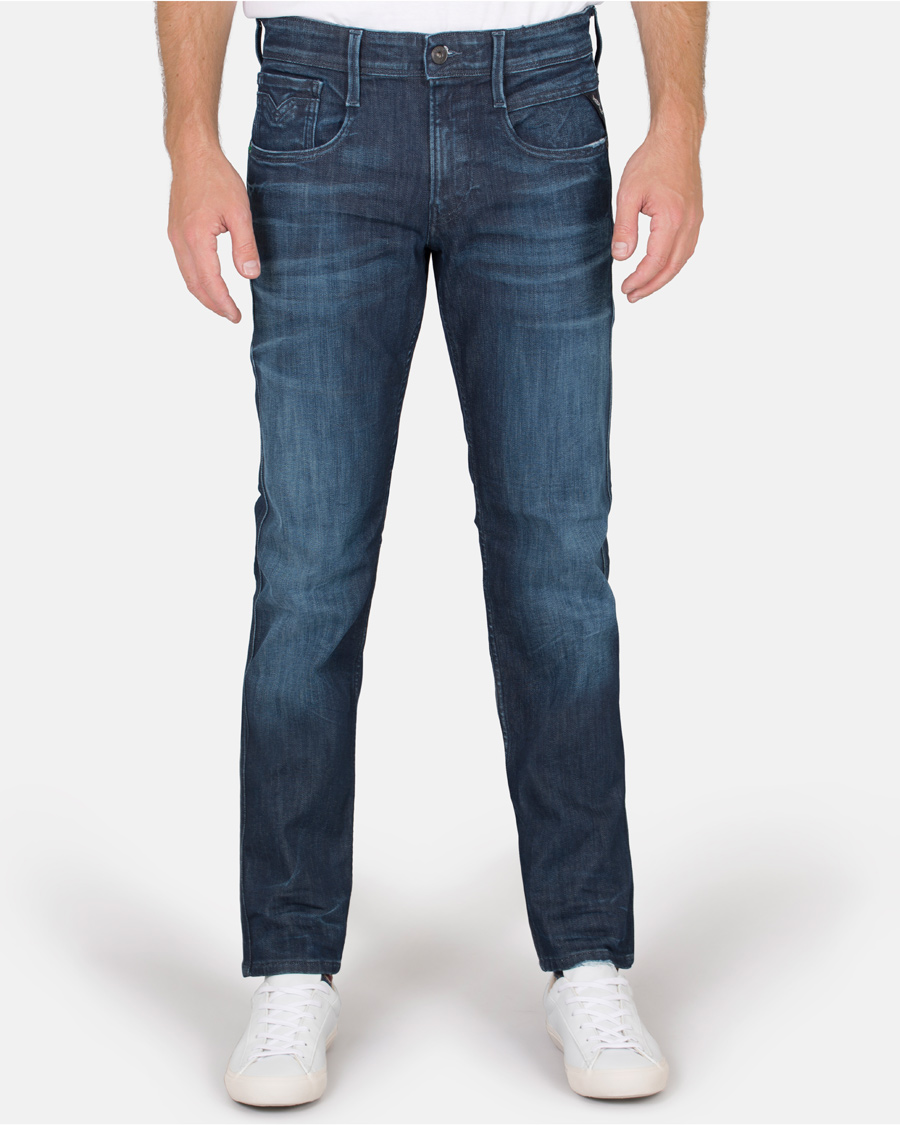 Heren | Jeans | Replay | M914 Anbass Waterzero Jeans Blue