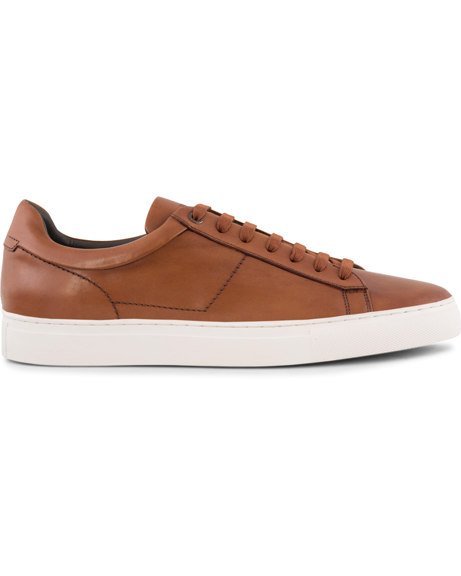 Heren | BOSS Timaker Leather Sneaker Cognac | BOSS BLACK | BOSS Timaker Leather Sneaker Cognac