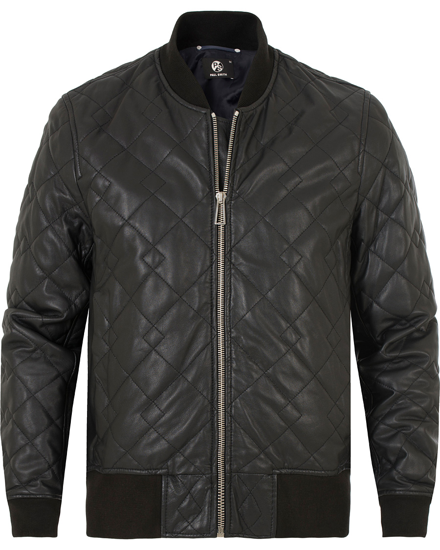 Heren | Jassen | PS Paul Smith | Quilted Leather Jacket Black
