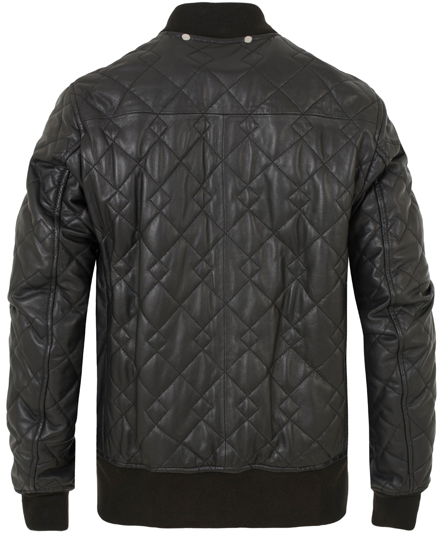 Heren | Jassen | PS Paul Smith | Quilted Leather Jacket Black