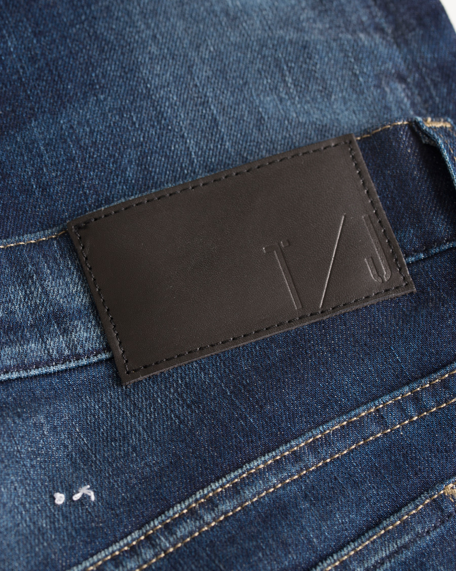 Heren | Jeans | Tiger of Sweden Jeans | Slim Base Dark Blue Washed