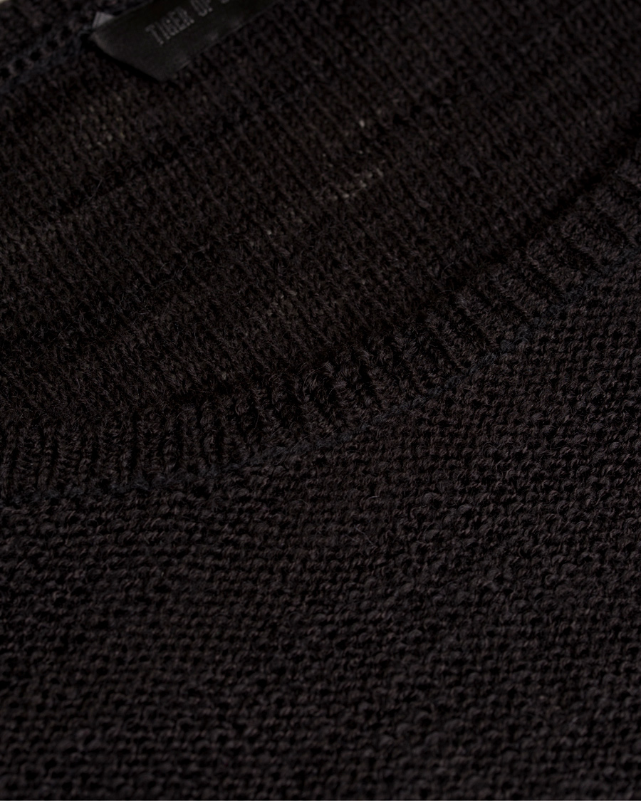 Heren | Truien | Tiger of Sweden Jeans | Rag Knitted Sweat Black