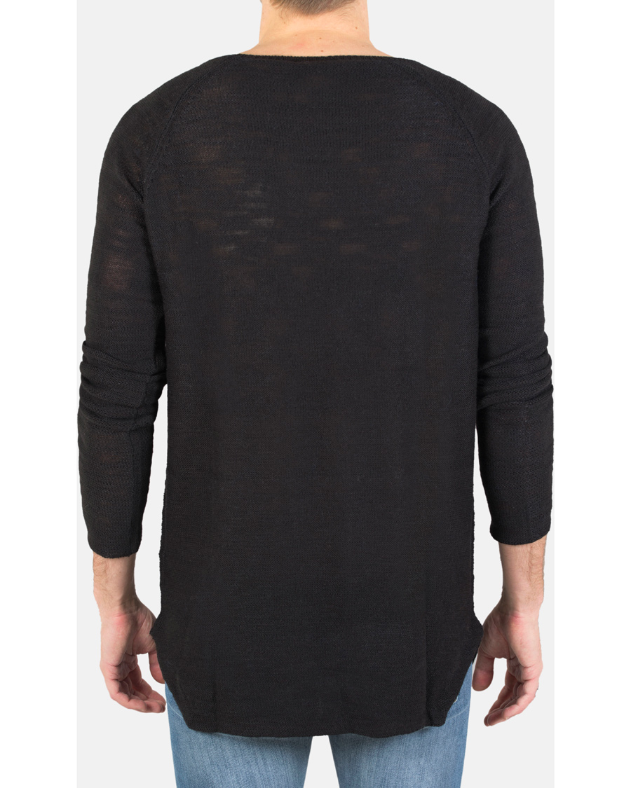 Heren | Truien | Tiger of Sweden Jeans | Rag Knitted Sweat Black