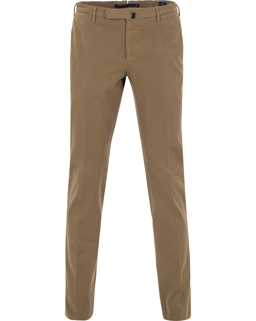 Heren | Broeken | Incotex | Slim Fit Comfort Chino Khaki