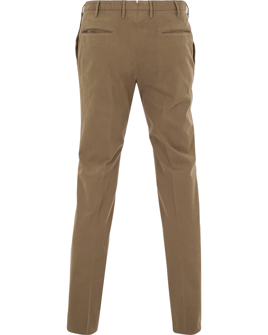 Heren | Broeken | Incotex | Slim Fit Comfort Chino Khaki
